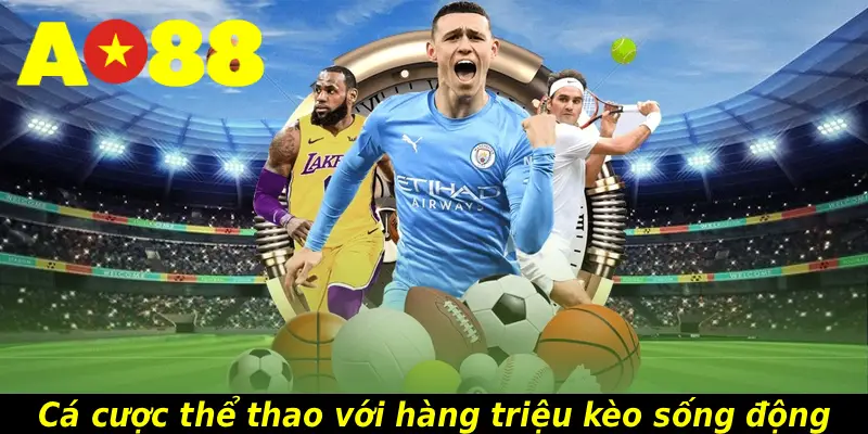 Cá cược thể thao với hàng triệu kèo sống động